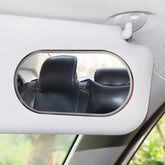 Car Interior Self-Adhesive Makeup Mirror HD Stainless Steel